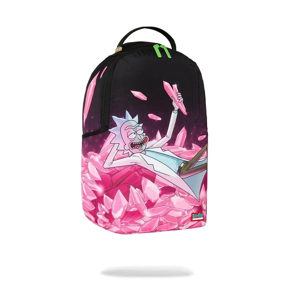 Sprayground Rick and Morty Kalaxian Crystal Shark Backpack Exclusive 100% NWT